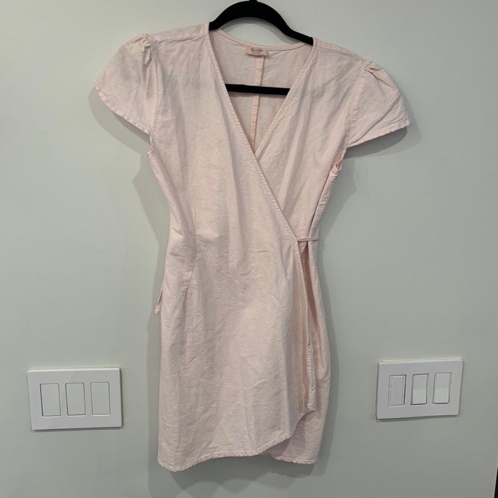 brandy melville pale pink robbie dress